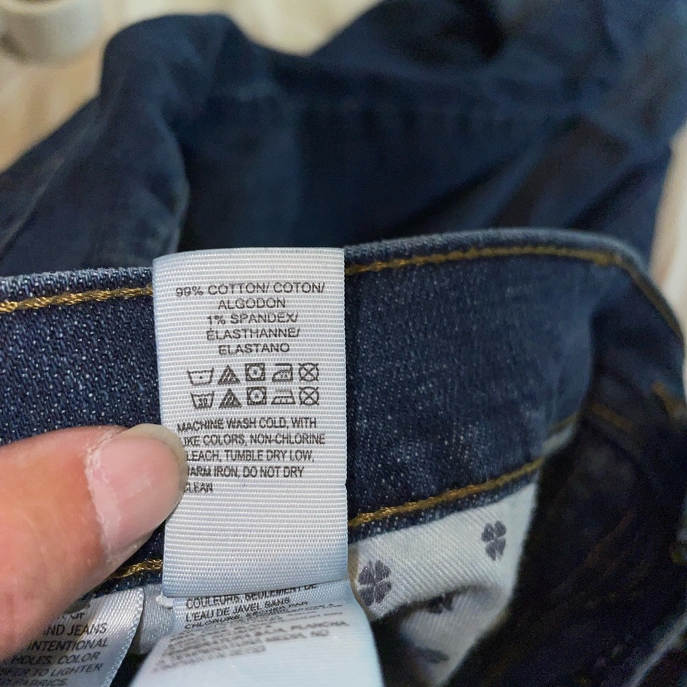 Lucky Brand 221 Straight Leg Jeans Mens 40x30 Dark Wash Blue Denim Pants - Picture 5 of 8